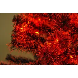 20er LED Lichterkette Rot Weihnachtsbeleuchtung Partylicht Lichtschlauch Deko