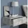 VCM Nachtschrank Usal 45 x 30 x 15 cm Grau