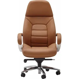 FineBuy Echtleder Caramel
