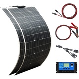 YINGGUANG Flexibles Solarmodul-Set 200w flexible solar panel with 20A solar regulator cable for 12v battery charger home roof