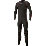 Alpinestars Ride Tech Lite Unteranzug, schwarz-rot, Größe XL 2XL