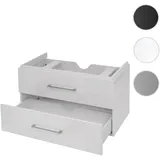 Mendler Waschbeckenunterschrank 90 cm 54 x 89 x 46 cm Weiß