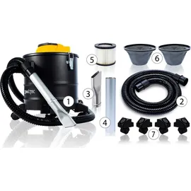 Maltec Industriestaubsauger ML1800-ASH 18L 1800W Schwarz