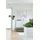 Vivanno Bodenvase Fiberglas Magnum Weiß Matt - 80x23