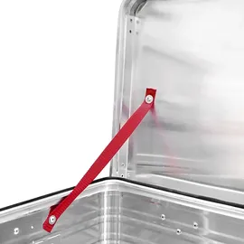 B2B Partner Werkzeugbox Aluminium 1176 x 385 x 412 mm grau