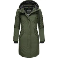 Navahoo Wintermantel "Letiziaa", Damen, Gr. S (36), grün, Oberstoff: 100% Polyester, Futter: 100% Polyester, Wattierung: 100% Polyester, Ärmelfutter: 100% Polyester, tailliert ca.