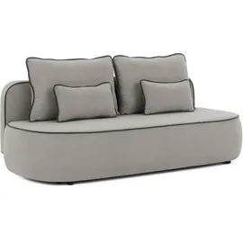 S-Style Kindersofa Vero 210 x 90 x 98 cm Buche/Birke grau schwarz