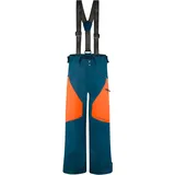 Kinder Skihose Kongsberg  Madeira Blau/Tieforange Gr. 104 - 4 Jahre