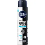 NIVEA MEN Black&White 48H Invisible Fresh Antitranspirant Spray für Herren 250ml