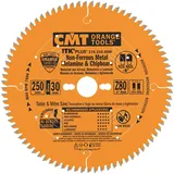 CMT Kreissägeblatt für Aluminium 250 x 2,6/1,8 x 30 Z80 TCG