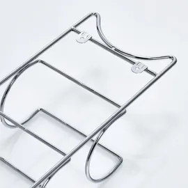 Zeller Weinregal 15 x 10,5 x 61 cm Silber