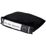 Relaxdays Bürokissen Aktenordner-Design 31 x 28 cm Schwarz