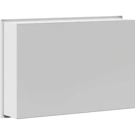 vidaXL Duschnische Weiß 45 x 30 x 9,5 cm Edelstahl