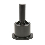 Wagner Tischauszugsrolle versenkbar - Raddurchmesser Ø 27 mm, Bautiefe 75 mm, Bauhöhe 6 mm, Softlauffläche, leichte Feder, Tragkraft 22 kg 01008801