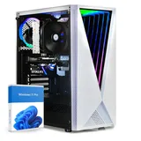 dcl24.de Gamer PC Ryzen 5 7500X3D, RTX5060, 32GB RAM, 1TB SSD Gaming-PC (AMD Ryzen 5 AMD Ryzen 5 7500X3D, RTX5060, 32 GB RAM, 1000 GB SSD, Luft, Windows 11 Pro, WLAN) weiß
