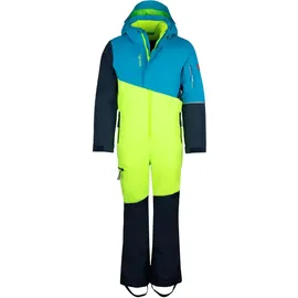 TROLLKIDS Hallingdal Schneeanzug lime / blau/gelb