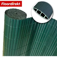 Floordirekt PVC Sichtschutzzaun 150 x 500 cm Grün