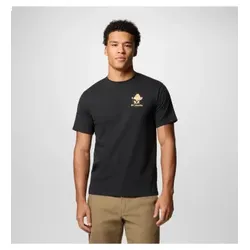 Columbia für Herren. 2076362015 Hageman technisches T-shirt schwarz (S), Sportlich, Synthetisch, Multisport, Kurzarm