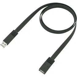 Renkforce USB 2.0 Verlängerungskabel A/A flach 3 m
