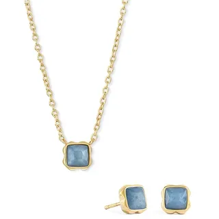 Coeur de Lion Schmuck-Set 1301/54-0700 - blau