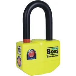 Oxford Boss Alarm Bremsscheibenschloss, gelb für Männer