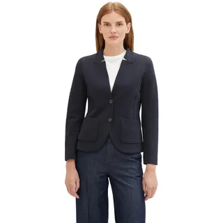 Tom Tailor 1038703 Ottoman Structure Blazer Sky Captain Blue M