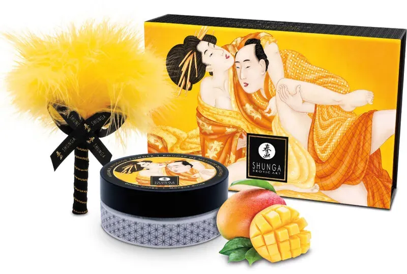 SHUNGA - ESSBARES MASSAGEPULVER-SET MANGO