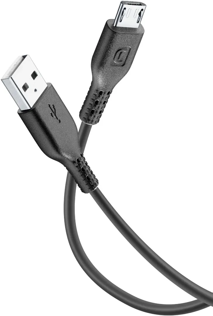 Interphone USB auf Micro USB Daten-/ Ladekabel 120cm, schwarz