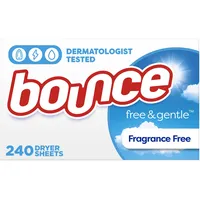 Bounce Free & Gentle - dryer sheets, 240 Trocknertücher (für sensible Haut) USA