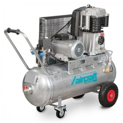  ! Aircraft AIRPROFI 703/100/15 - Mobiler Kolbenkompressor, 15bar, 4 kW, 460 Liter/min., vollverzinkt