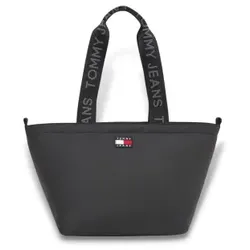Tommy Jeans für Damen. AW0AW17890 Schwarze Alltagstasche (OSFA), Lässig, Polyester