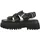 Buffalo Pluto Fisher Damen Schwarz 38
