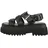Buffalo Pluto Fisher Damen Schwarz 38