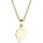 ELLI PREMIUM Halskette mit Anhänger Kleeblatt Glücksbringer Talisman 585 Gelbgold