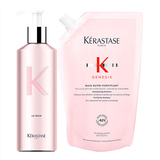 Kérastase Genesis Bain Nutri-Fortifant Refill Pouch 500 ml + Alu-Flasche