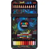 Posca Pencil KPE-200 Wachsmalstift sortiert, 36 Stück