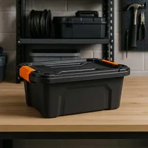 WERKA PRO Aufbewahrungsbox 49 x 38 x 20 cm 1-tlg. Schwarz