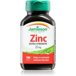 Jamieson Zinc 25 mg Tabletten zur Unterstützung des Immunsystems, schöner Haut und Nägel 100 TABL