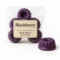 Duftmelt BlackBerry - Intensive Brombeere | 5er Set - Duftwachs | Duftkerzen
