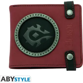 ABYstyle World of Warcraft Horde Geldbörse unisex rot