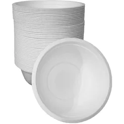 50 Suppenschalen Suppentassen Suppenschüsseln BIO Zuckerrohr-Bagasse 500 ml