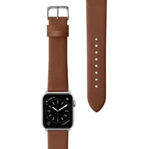 LAUT Prestige Watch Strap für Apple Watch Braun 44mm 45mm 49mm 46mm 42mm (Series 1/2/3) Leder