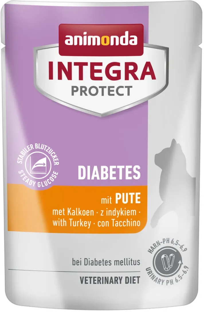 Animonda Integra Protect Cat - P.B. Adult Diabetes mit Pute 24x85g