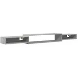 vidaXL Wandmontierter TV-Schrank Wandhalterung Betongrau