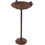 Esschert Design Vogeltränke auf Fuß Vögel, 27 x 60 x 27 cm Durchmesser, cm hoch