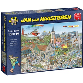 JUMBO Spiele Jumbo Jan van Haasteren - Reif für die Insel 1000 Teile