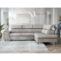 Mirjan24 Ecksofa Kadurin, Wohnzimmmer L-Form mit Schlaffunktion und Bettkasten,