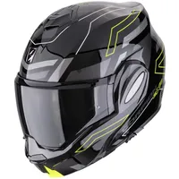 Scorpion EXO-Tech Evo Conquer Schwarz/Grau/Neon-Gelb S