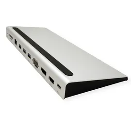 Value Dockingstation USB-C Dockingstation - USB Hub, Grau