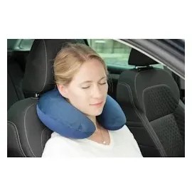 Maximex 2-in-1 Reisekissen 40 x 30 cm Blau